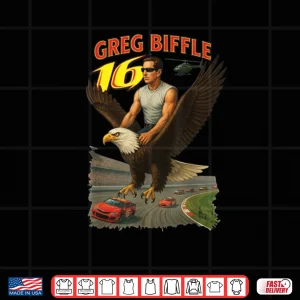 Greg Biffle Shirt 3 Design Greg Biffle Retro Art Shirt