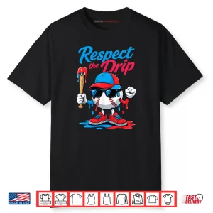 Baseball Life Style 101 Apparel Youth Drip Baseball Shirt