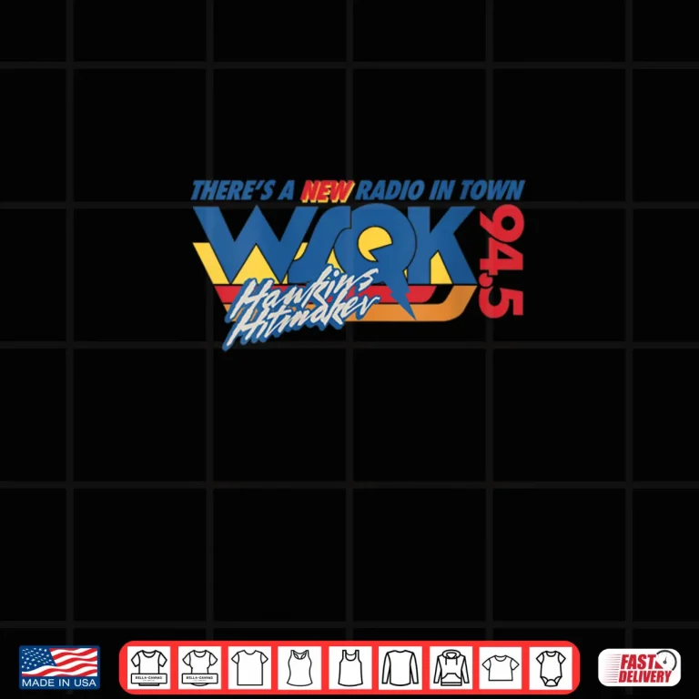 Design Stranger Things Hawkins WSQK 94.5 Hitmaker Logo Shirt