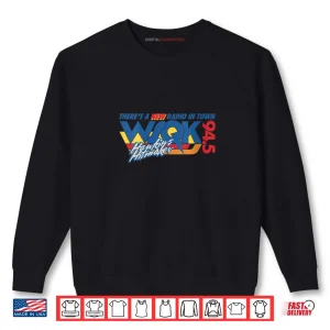 Sweatshirt Stranger Things Hawkins WSQK 94.5 Hitmaker Logo Shirt