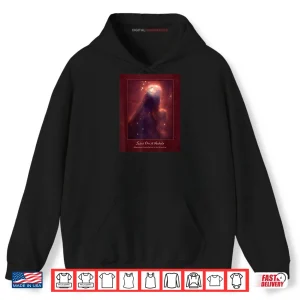 Hoodie Jesus Christ Nebula Monoceros Constellation Orion Burgundy Shirt