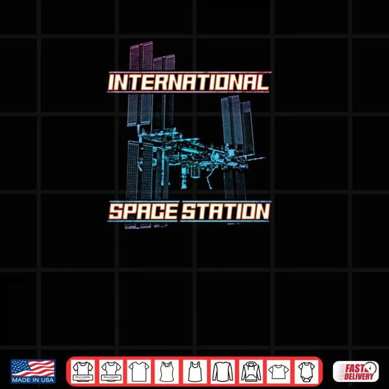 Design ISS International Space Station Spaceflight Science Shirt
