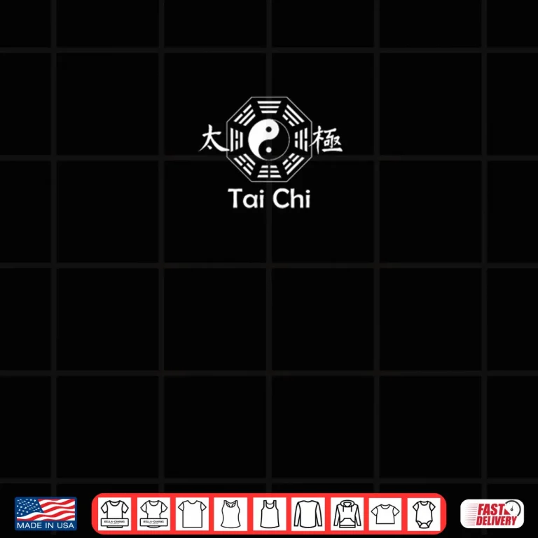 Taoist Tai Chi Bagua Trigrams and Yin Yang Martial Arts Shirt 3 Design Taoist Tai Chi Bagua Trigrams and Yin Yang Martial Arts Shirt