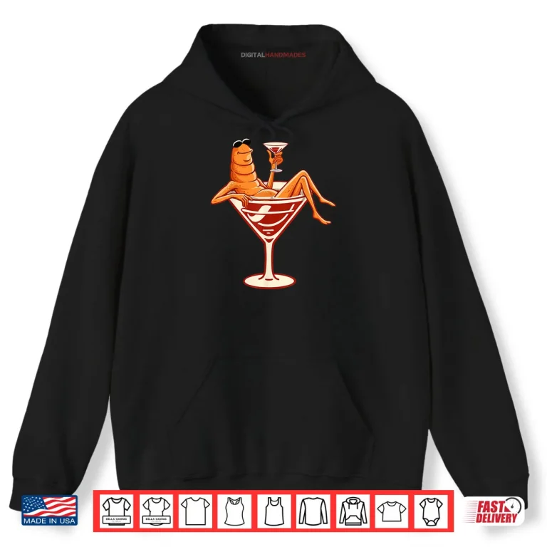 Hoodie Relaxed Marcus The Worm Cocktail Funny Marcus The Worm Meme Shirt