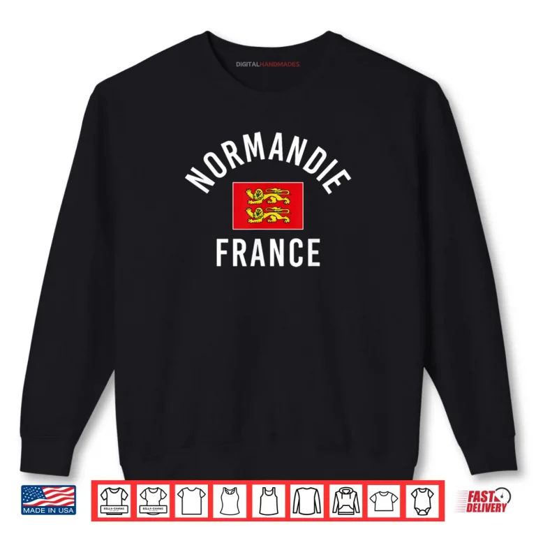 Sweatshirt Normandy France Flag Shirt
