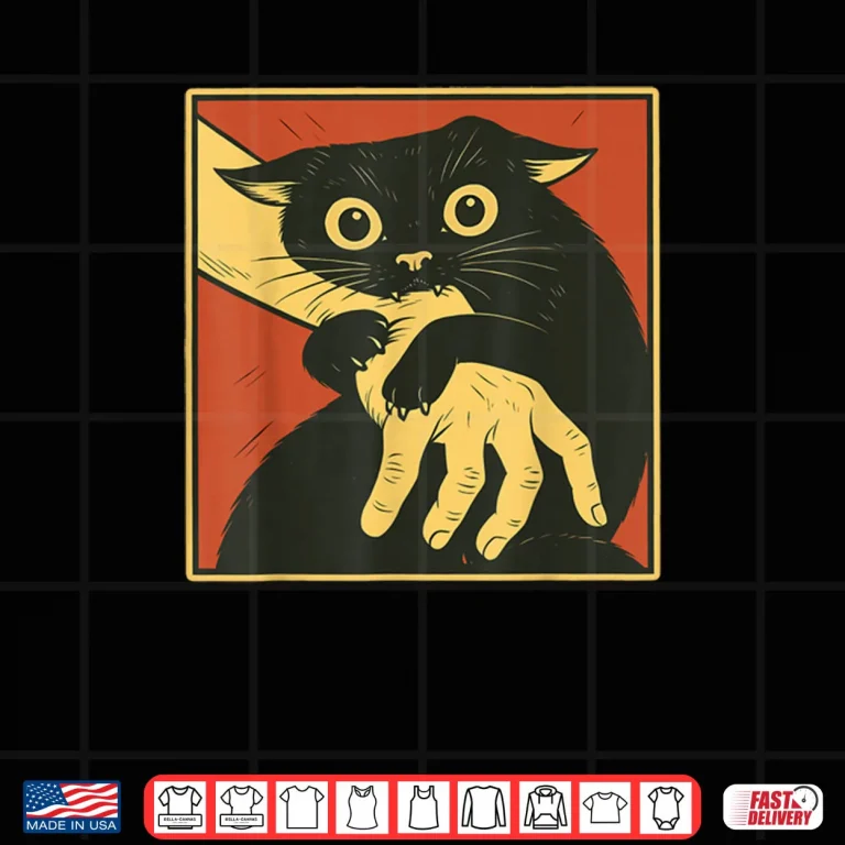 Cat Bite Horror Cat Lover Cat Bite Hand Cad Dad Mom Shirt 3 Design Cat Bite Horror Cat Lover Cat Bite Hand Cad Dad Mom Shirt