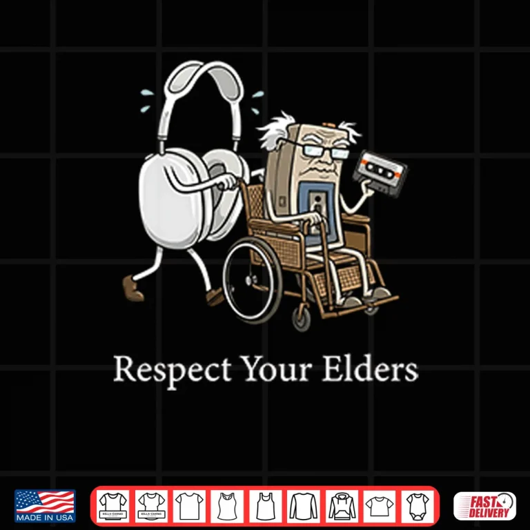 Design Gaming Tech Focus Respect Your Elders Shirt