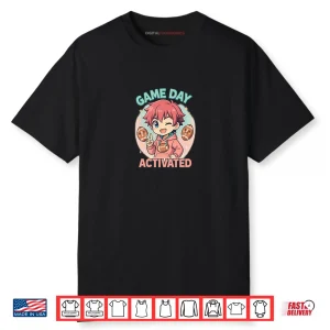 Game Day Activated Anime Chibi Football Shirt
