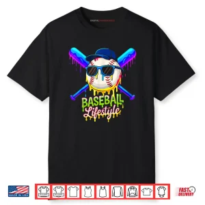 Baseball Life Style 101 Apparel Youth Drip Baseball Shirt