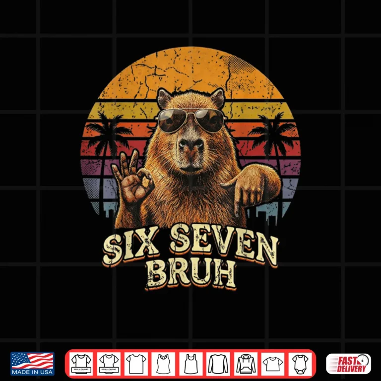 Design Six Seven Bruh 67 Capybara Shirt