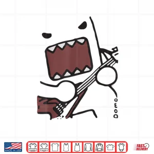 Design Guitar Domo Y2k Japanese Shirt