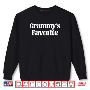Sweatshirt Grammys Favorite Grandparent Grandchild Vintage Shirt