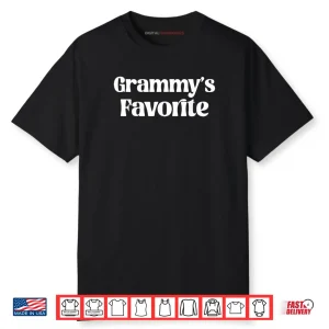 Grammy’s Favorite Grandparent Grandchild Vintage Shirt