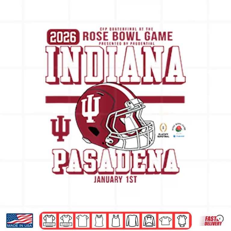 Design 2026 Rose Bowl Game Indiana Pasadena Shirt