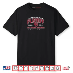 Oklahoma Sooners College Football Playoff CFP 2025 26 Black Shirt