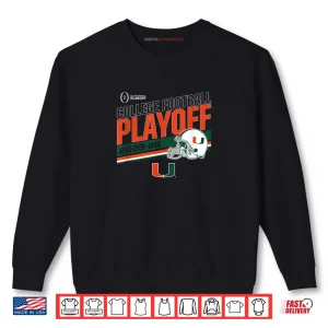 Sweatshirt Miami Hurricanes College Football Playoff Stripe 2025 Shirt