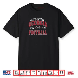 Georgia Bulldogs Sugar Bowl CFP Quarterfinal 2025 2026 Black Shirt