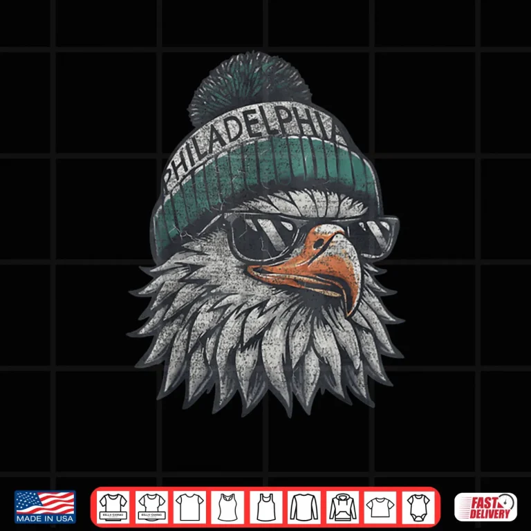 Design Eagle with Sunglasses Cool Shirt