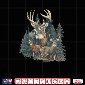 Design Vintage Deer 90s Graphic Style Hunter Deer Faded Nature Shirt