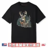 Vintage Deer 90s Graphic Style Hunter Deer Faded Nature Shirt