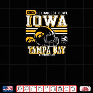 Iowa Hawkeyes ReliaQuest Bowl 2025 Officially Licensed Shirt 3 Design Iowa Hawkeyes ReliaQuest Bowl 2025 Officially Licensed Shirt