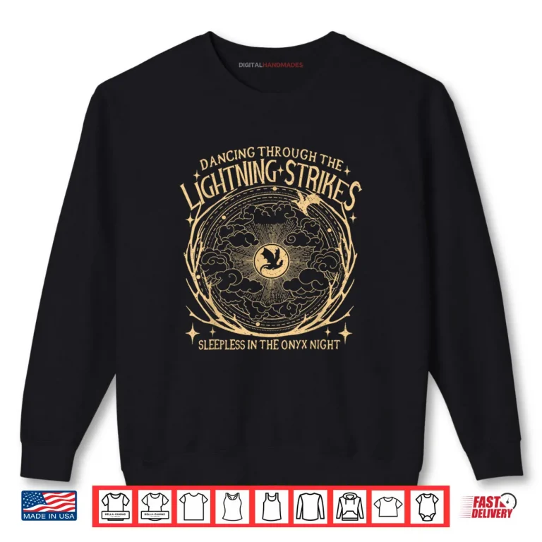 Sweatshirt Dancing Through The Lightning Strikes Dragon Lover Shirt