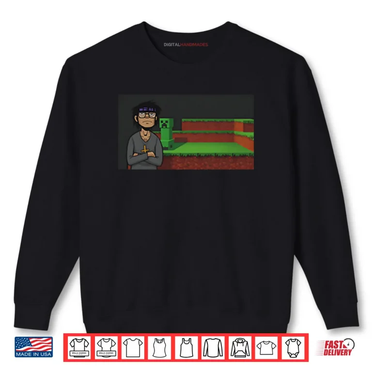 Sweatshirt Murdoc Niccals Minecraft Shirt