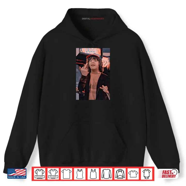 Hoodie Dustin Henderson Stranger Things Middle Finger Shirt