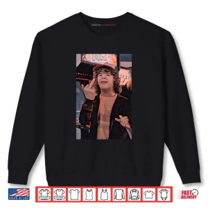 Sweatshirt Dustin Henderson Stranger Things Middle Finger Shirt