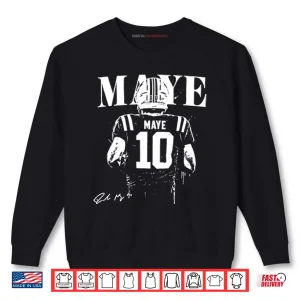 Sweatshirt Drake Maye QB Football Shirt