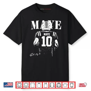 Drake Maye QB Football Shirt