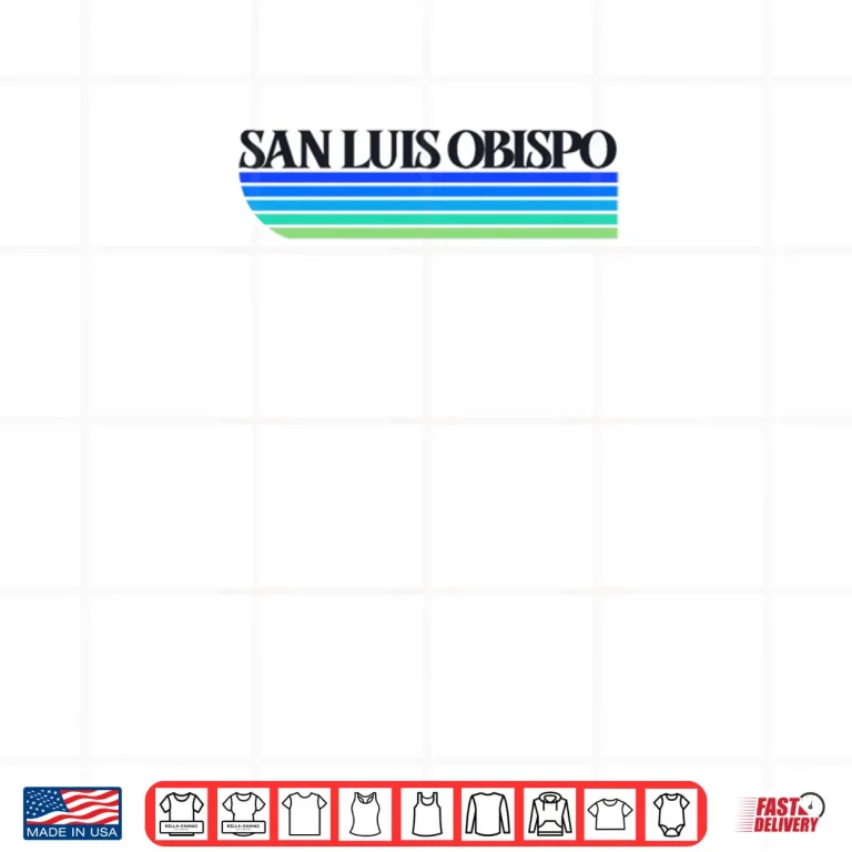 Design San Luis Obispo California Retro San Luis Obispo CA CV29X Shirt