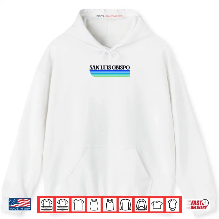 Hoodie San Luis Obispo California Retro San Luis Obispo CA CV29X Shirt