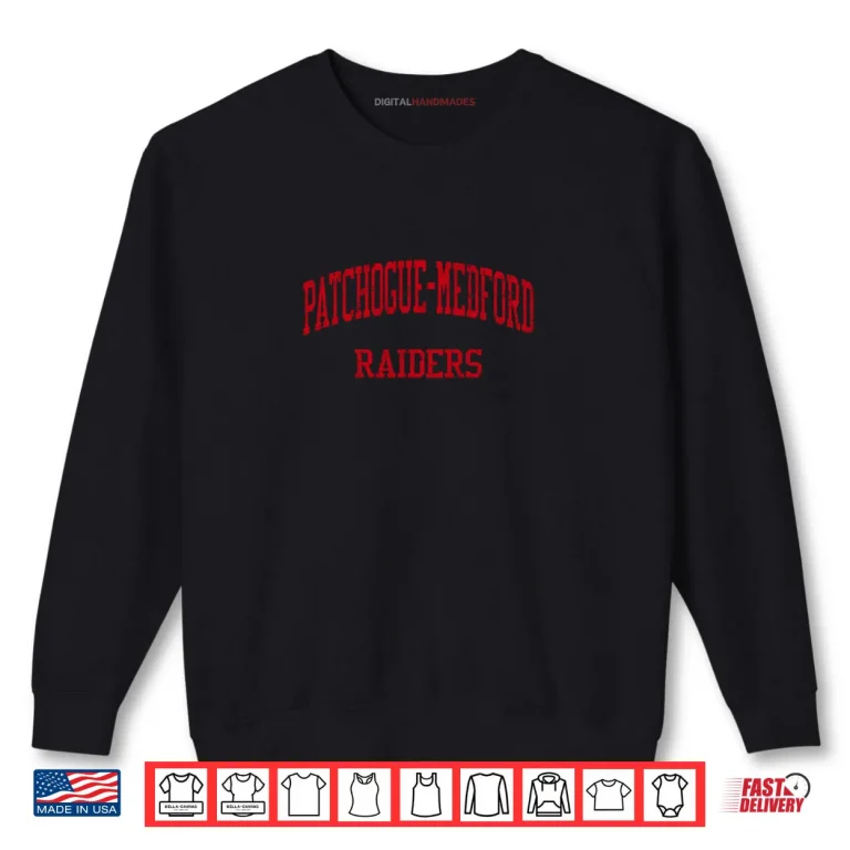 Sweatshirt Patchogue Medford High School HS Medford NY Vintage Sports Shirt