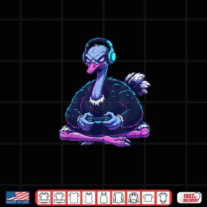 Ostrich Video Games Shirt 3 Design Ostrich Video Games Shirt