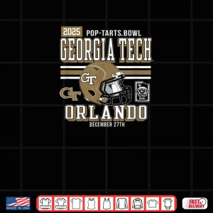 Design Georgia Tech Yellow Jackets Pop Tarts Bowl 2025 Shirt