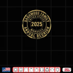 Design Daghmous Family Annual Reunion 2025 United States Morocco Shirt
