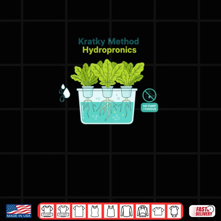 Design Kratky Method Hydroponics Diagram Simple Passive Gardening Shirt