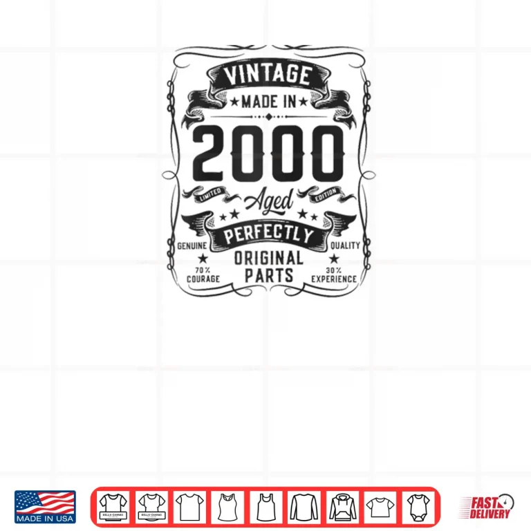 Vintage 2000 26yr 26th Birthday Gifts for Men 26 Years Old Shirt 3 Design Vintage 2000 26yr 26th Birthday Gifts for Men 26 Years Old Shirt