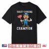 Toilet Clogging Champion Plumber Humor Joke Dad Shirt