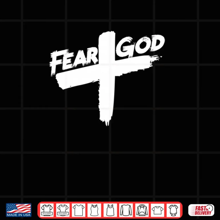 Design FEAR GOD ON THE CROSS Shirt