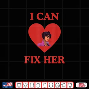 Design I Can Fix Her Funny Invisigal Love Dispatch Video Game Shirt