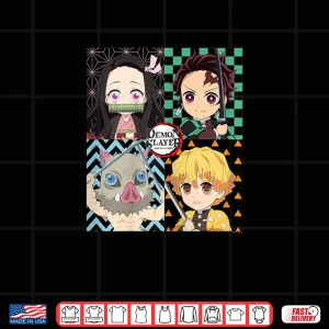 Design Demon Slayer Kimetsu no Yaiba Tanjiro Nezuko Adorable Shirt