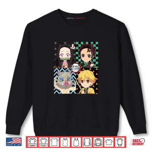 Sweatshirt Demon Slayer Kimetsu no Yaiba Tanjiro Nezuko Adorable Shirt