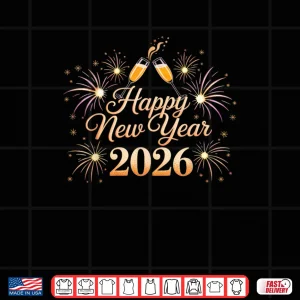Happy New Year 2026 Party Shirt 3 Design Happy New Year 2026 Party Shirt