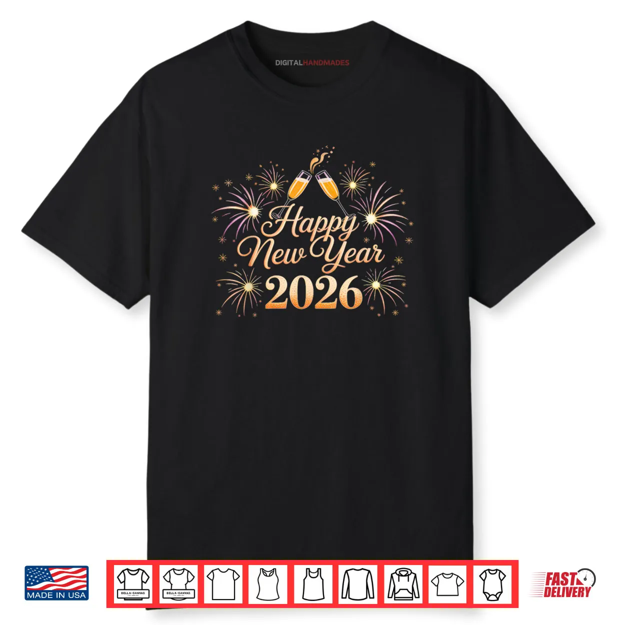 Happy New Year 2026 Party Shirt Happy New Year 2026 Party Shirt