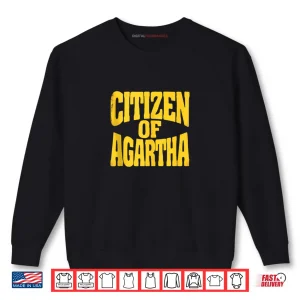 Sweatshirt Citizen of Agartha Hollow Earth Explorer Retro Believer Shirt