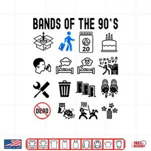 Bands Of The 90’s Shirt 3 Design Bands Of The 90s Shirt