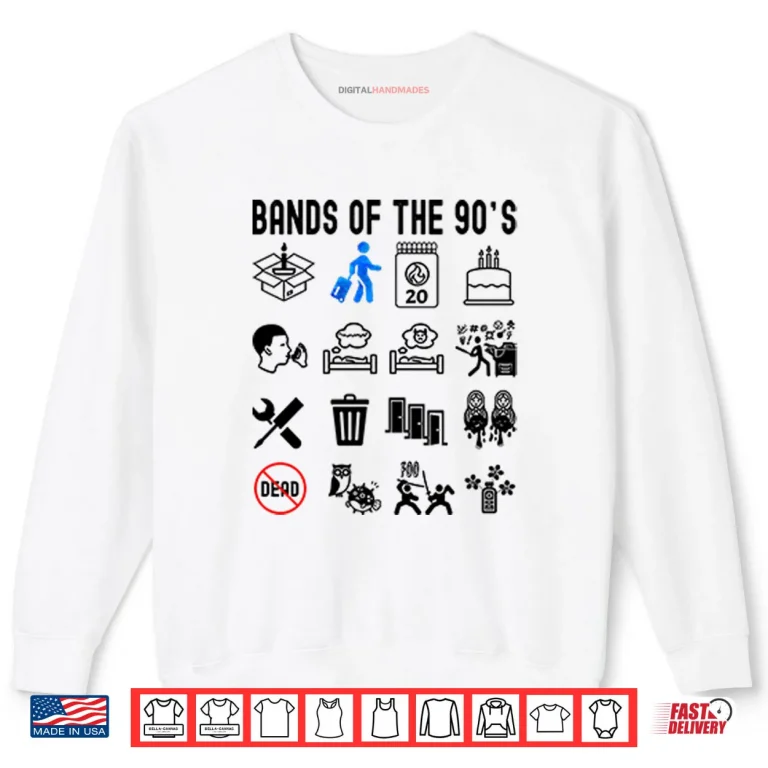Sweatshirt Bands Of The 90s Shirt