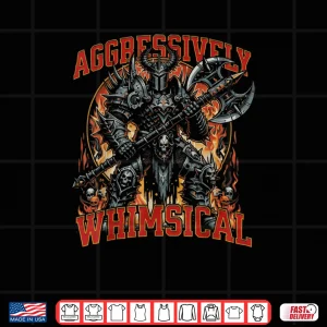 Design Aggressively Whimsical Dark Fantasy Warrior Battle Shirt
